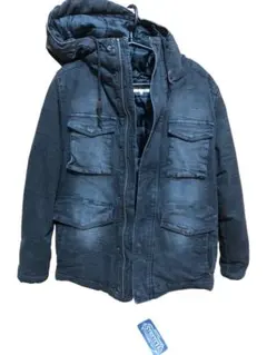 ダークグレー ストレッチ モッズコート　未使用