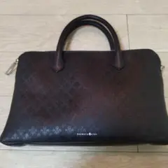 PATRICK COX ダークブラウン ビジネスバッグ