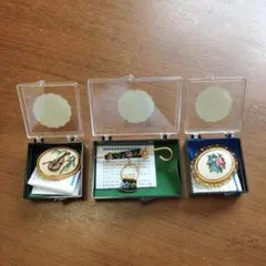 プチポワン PETIT POINT ブローチ　ヴィンテージ 3点セット売りのみのサムネイル
