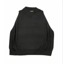 【mizuiro ind】アシンメトリーカラー ワイド ベスト