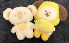 BT21 KOYA（コヤ）、CHIMMY（チミー）のぬいぐるみ