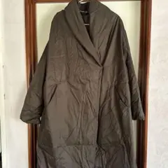ミズイロインド　ドレープライトダウンコート　ブラウン