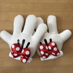 ミニーマウス手袋（リボン付き）