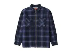 25FW Thermal Lined Zip Up Flannel Shirt