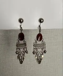 ヴィンテージ イヤリング シルバー 揺れるタイプ