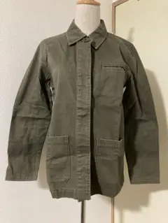 オリーブグリーン ミリタリージャケット
