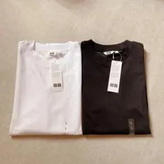 【新品】UNIQLOエアリズムコットンオーバーサイズTシャツ ２枚セット
