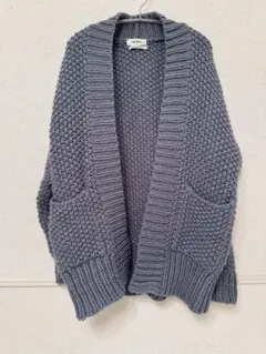 ミラオーウェン Mila Owen カノコ編ローゲージガウン