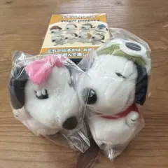 PEANUTS finger puppet 2 ゆびパペぬいぐるみ スヌーピー