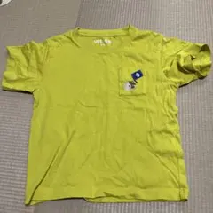 UNIQLO UT 半袖Tシャツ イエロー ポケット刺繍　スプラトゥーン　110