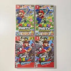 【まとめ売り】マリオパーティ スーパースターズ オデッセイ　ソフト4本セット まとめ売り】マリオパーティ スーパースターズ オデッセイ ソフト4本
