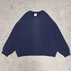 80s 90s カナダ製 無地スウェット ネイビー vintage