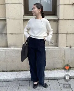 (週末限定値下げ)nugu plainストレートフィットコーデュロイパンツ