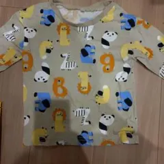 西松屋　動物柄 長袖Tシャツ 90cm　新品　未使用　水通しのみ