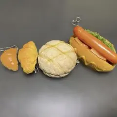 《スクイーズ触感！》食品サンプル パン4点セット