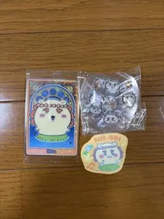 ちいかわ シーサー　カード ダイカットステッカー シール3点セット