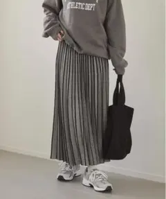 ニットプリーツスカート