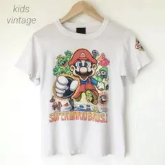 USA製 80s スーパーマリオブラザーズ2 Tシャツ 袖プリント ニンテンドーのサムネイル