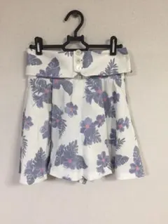 花柄スカート風ショートパンツ キュロット