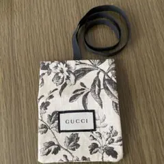 GUCCI 花柄蝶プリント ショップ袋