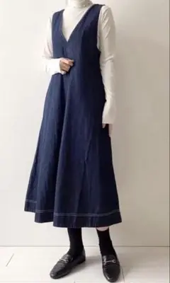 デニムワンピース