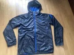 adidas ウィンドブレーカー 黒/青