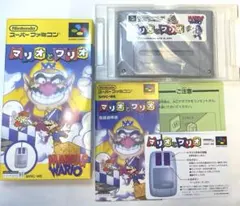 マリオとワリオ スーパーファミコン SFC 任天堂 箱 操作ガイド セット