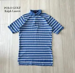POLO GOLF ラルフローレン 古着 ポロシャツ 刺繍 コットン M～L