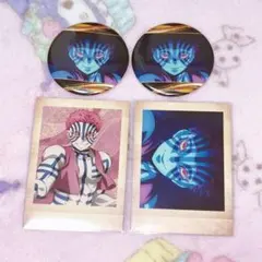 鬼滅の刃 猗窩座 ぱしゃこれ キャラバッジコレクションA セット