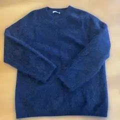 ★BEAUTY&YOUTH ネイビー クルーネックセーター M★