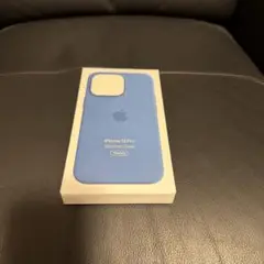 【純正品】Apple iPhone 13 Pro シリコンケース ブルージェイ