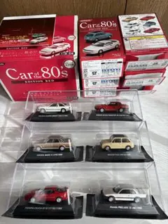 Car of the 80's ミニカー　6種類6台セット　KONAMI