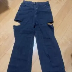 スリットダメージワイドパンツ[gm633] GRL