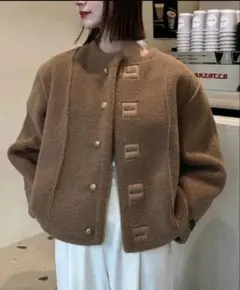 AMELY スエード ボア　リバーシブルジャケット