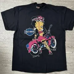 ハーレーダビッドソン x ベティ・ブープ Tシャツ