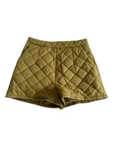 SHEIN サイズM オリーブ色 キルティング ショートパンツ