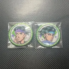 ジョジョ　ダイヤモンドは砕けない　グリッター缶バッジ　露伴2点