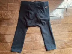 ミキハウスMIKI HOUSE 黒 レギンス80cm