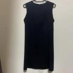 UNIQLO ブラック ノースリーブワンピース S