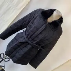 INDIVI ダウンコート ブラック　レッキス