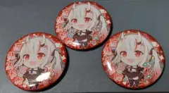 ホロライブ ホログラム 缶バッジ スナック vol.1 百鬼あやめ 3個セット