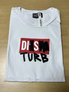 【極美品】DIESEL ディーゼル DISTURB ロゴ Tシャツ ホワイトXS