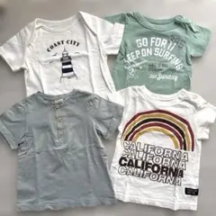 80サイズ　Tシャツ　4点セット　まとめ売り