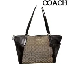 【COACH】 コーチ シグネチャー トートバッグ ハンドバッグ レザー