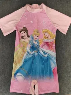 ディズニープリンセス　ワンピース　水着　サーフィンスーツ　120〜130cm