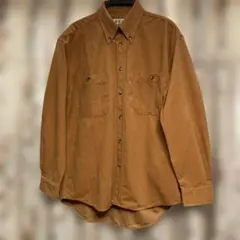 コーデュロイ ボタンダウンシャツ L