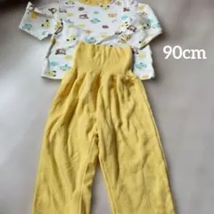 ベビーパジャマ　腹巻き付き 90cm　上下セット