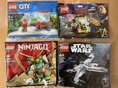 LEGOセット4点 Ninjago, City, Star Wars マーベル