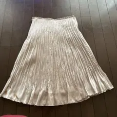 a.v.v standard アイボリー プリーツスカート膝下丈　サイズ40