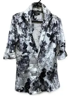 美品 CIVARIZE 白色 総柄 テーラードジャケット シヴァーライズ L 
